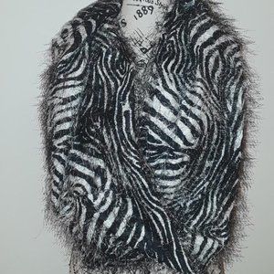 Gone Wild Infinity Scarf - Zebra Print